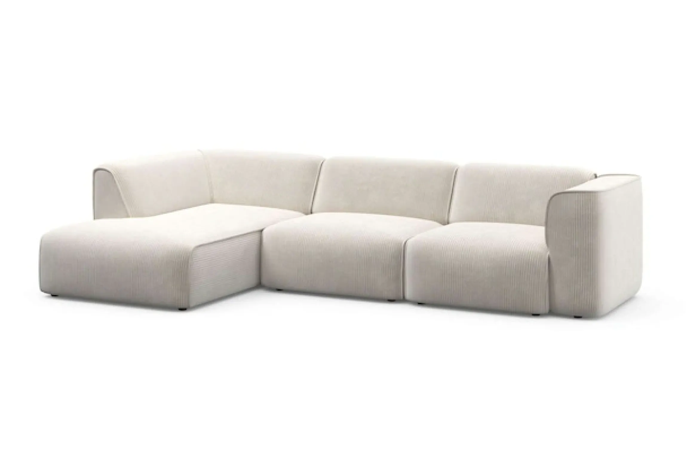 OTTO home Ecksofa »Merid L-Form, B: 295 cm - OTTO. Verlässliche Qualität.« jederzeit durch Module erweiterbar