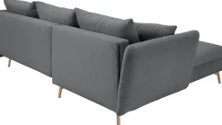 OTTO home Ecksofa »MERLE, 258 cm, L-Form, traumhafter Cord,« mit Bettfunktion und Bettkasten, Liegefläche 224 x 139