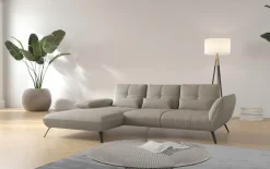OTTO home Ecksofa »Mikado L-Form« inkl. Sitztiefenverstellung und Armteilverstellung