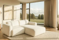 OTTO home Ecksofa »Myrland Kompaktsofa« Breite 230 cm, L-Form, Chenille, Easy Clean Stoff, mit Kaltschaum