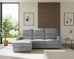 OTTO home Ecksofa »NAPORI Cord, Multimediasofa, L-Form« man. oder elektr. Relaxfuntion, USB-A bei elektr. Variante, Staukasten
