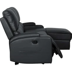 OTTO home Ecksofa »NAPORI Kunstleder, Multimediasofa, L-Form« man. oder elektr. Relaxfuntion, USB-A bei elektr. Variante, Staukasten