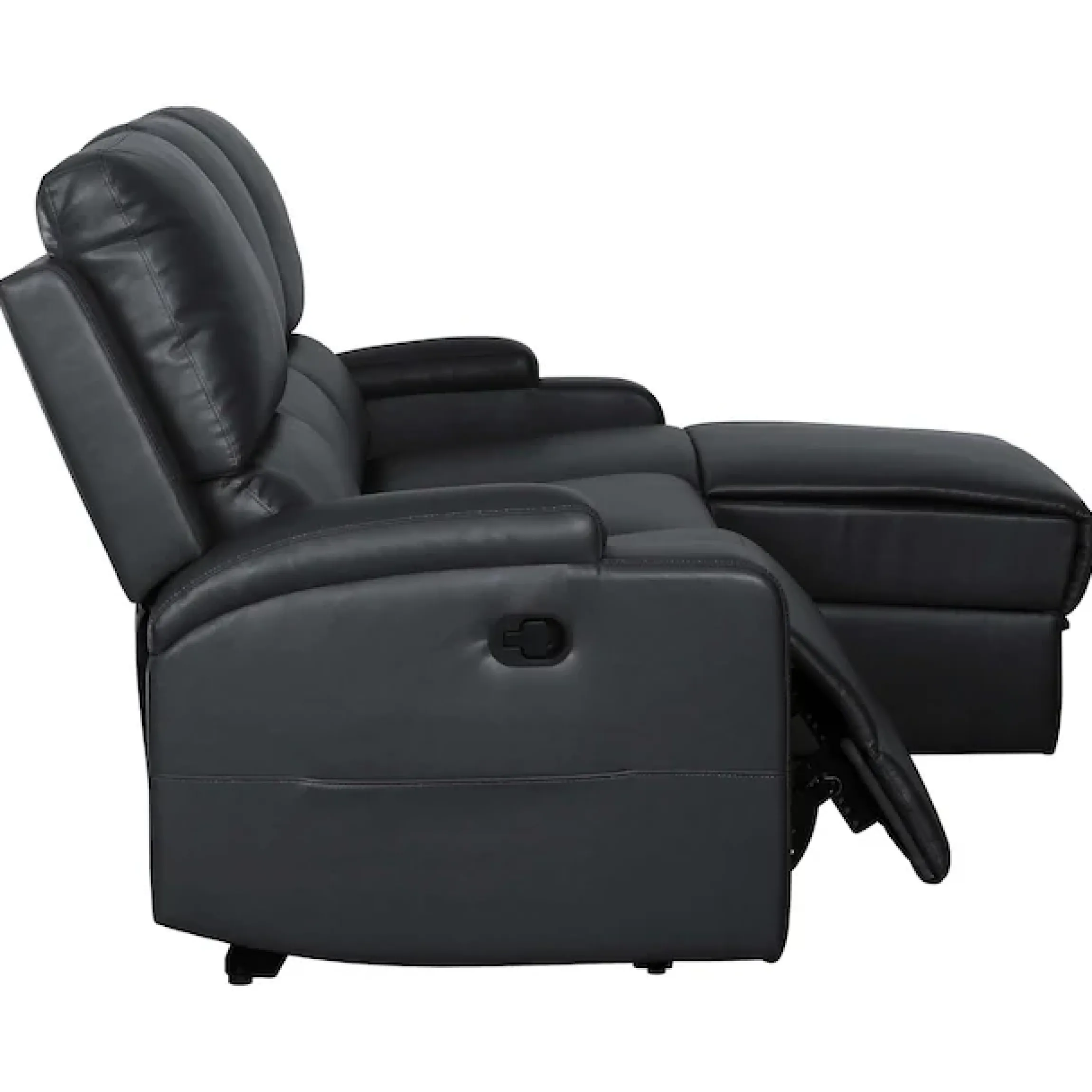 OTTO home Ecksofa »NAPORI Kunstleder, Multimediasofa, L-Form« man. oder elektr. Relaxfuntion, USB-A bei elektr. Variante, Staukasten