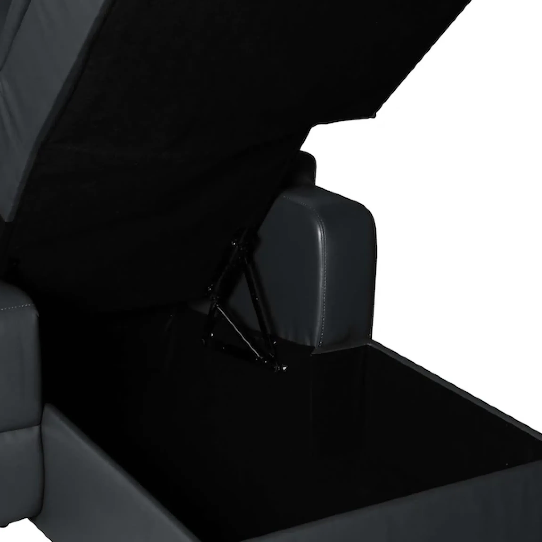 OTTO home Ecksofa »NAPORI Kunstleder, Multimediasofa, L-Form« man. oder elektr. Relaxfuntion, USB-A bei elektr. Variante, Staukasten