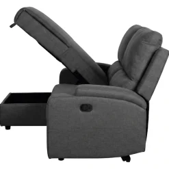 OTTO home Ecksofa »NAPORI Struktur, Multimediasofa, L-Form« man. oder elektr. Relaxfuntion, USB-A bei elektr. Variante, Staukasten
