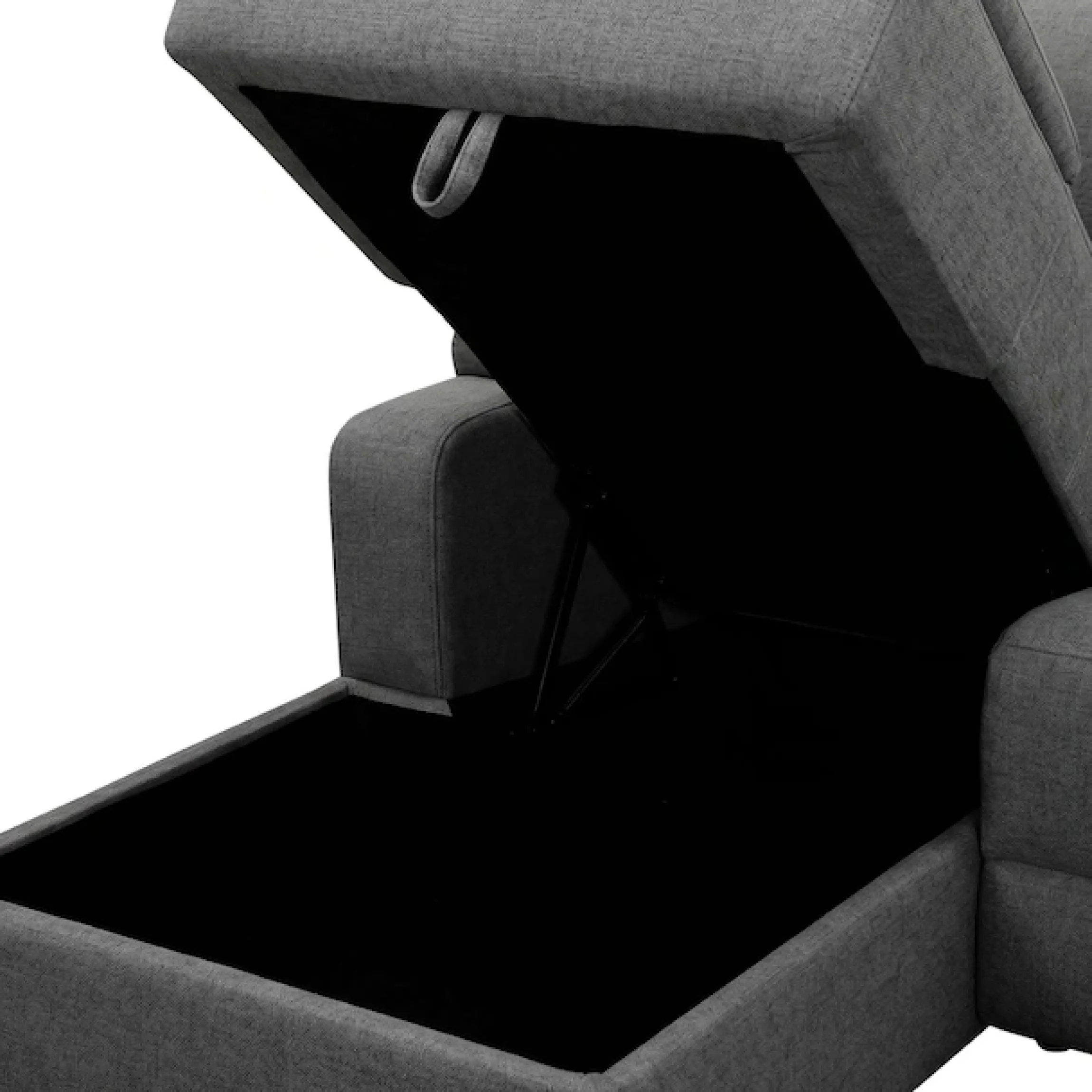 OTTO home Ecksofa »NAPORI Struktur, Multimediasofa, L-Form« man. oder elektr. Relaxfuntion, USB-A bei elektr. Variante, Staukasten