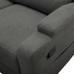 OTTO home Ecksofa »NAPORI Struktur, Multimediasofa, L-Form« man. oder elektr. Relaxfuntion, USB-A bei elektr. Variante, Staukasten