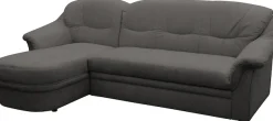OTTO home Ecksofa »Nyborrg 234 x 142 cm, auch mit Schlaffunktion, formschön & stabil« Wahlweise mit Bettfunktion, L-Form, moderne Steppung