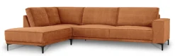 OTTO home Ecksofa »OLAND Chenille L-Form, B: 289 cm, Skandi-Design« Struktur, Flachgewebe, Luxus-Microfaser, Boucle