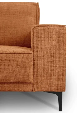 OTTO home Ecksofa »OLAND Chenille L-Form, B: 289 cm, Skandi-Design« Struktur, Flachgewebe, Luxus-Microfaser, Boucle