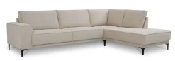 OTTO home Ecksofa »OLAND Cord L-Form, B: 289 cm, Skandi-Design« Struktur, Flachgewebe, Luxus-Microfaser, Boucle