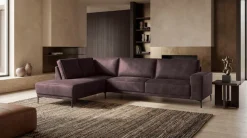 OTTO home Ecksofa »OLAND Luxus-Microfaser L-Form, B: 289 cm, Skandi-Design« Struktur, Flachgewebe, Luxus-Microfaser, Boucle