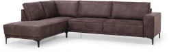 OTTO home Ecksofa »OLAND Luxus-Microfaser L-Form, B: 289 cm, Skandi-Design« Struktur, Flachgewebe, Luxus-Microfaser, Boucle