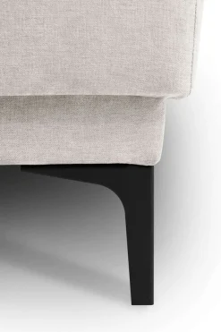 OTTO home Ecksofa »OLAND Struktur fein L-Form, B: 289 cm, Skandi-Design« Struktur, Flachgewebe, Luxus-Microfaser, Boucle