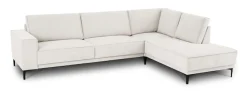 OTTO home Ecksofa »OLAND Struktur fein L-Form, B: 289 cm, Skandi-Design« Struktur, Flachgewebe, Luxus-Microfaser, Boucle