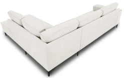 OTTO home Ecksofa »OLAND Struktur fein L-Form, B: 289 cm, Skandi-Design« Struktur, Flachgewebe, Luxus-Microfaser, Boucle