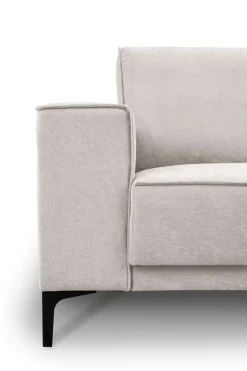 OTTO home Ecksofa »OLAND Struktur fein L-Form, B: 289 cm, Skandi-Design« Struktur, Flachgewebe, Luxus-Microfaser, Boucle