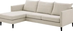 OTTO home Ecksofa »Rekvik L-Form« mit Wellenunterfederung, Ottomane beidseitig montierbar