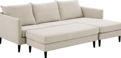OTTO home Ecksofa »Rekvik L-Form« mit Wellenunterfederung, Ottomane beidseitig montierbar