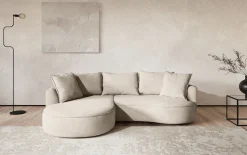 OTTO home Ecksofa »Sana L-Form, B: 260 cm, organische Form, Otto.Verlässliche Qualität« Loungesofa mit Wellenunterfederung