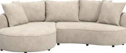 OTTO home Ecksofa »Sana L-Form, B: 260 cm, organische Form, Otto.Verlässliche Qualität« Loungesofa mit Wellenunterfederung