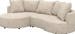 OTTO home Ecksofa »Sana L-Form, B: 260 cm, organische Form, Otto.Verlässliche Qualität« Loungesofa mit Wellenunterfederung
