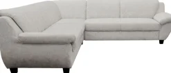 OTTO home Ecksofa »Sillkeborg 251 x 251 cm, formschönes Sofa mit dunklen Füßen« aus haustierfreundlichem Pet Friendly Bezug