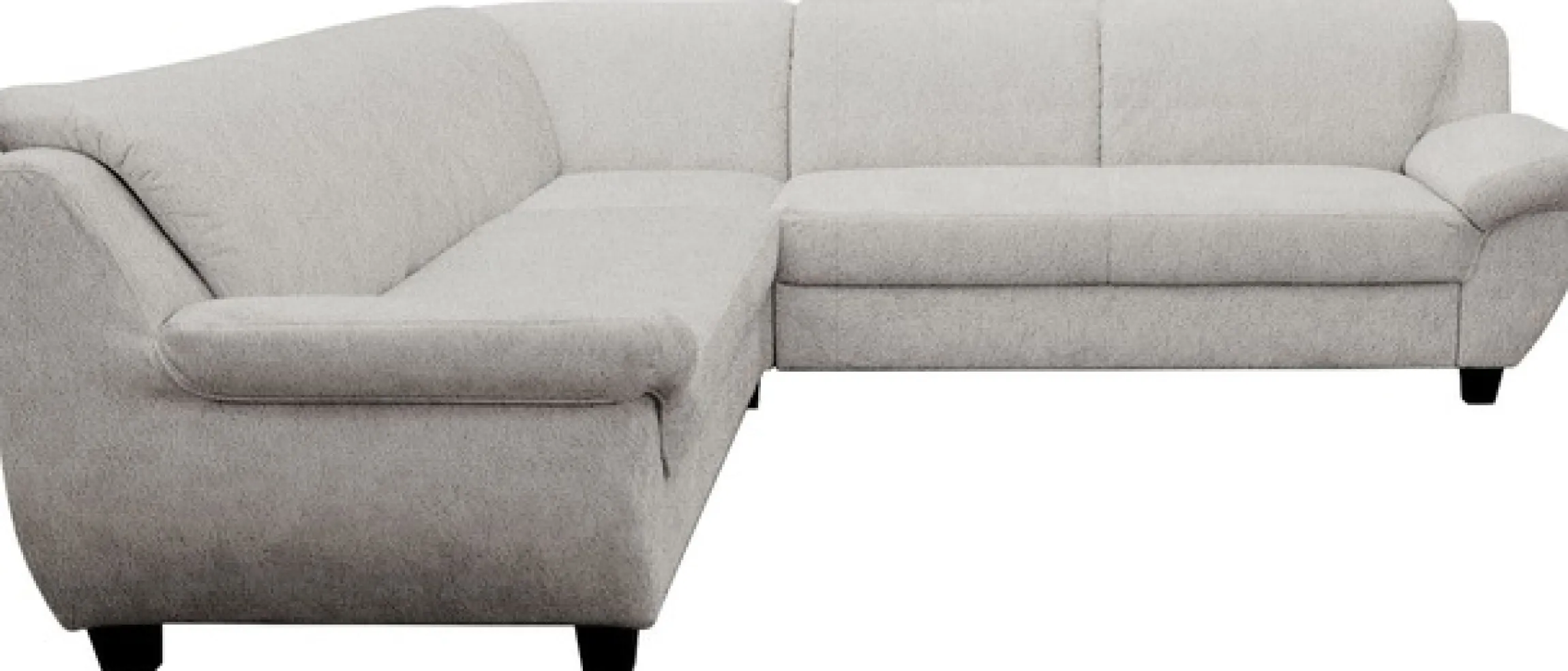 OTTO home Ecksofa »Sillkeborg 251 x 251 cm, formschönes Sofa mit dunklen Füßen« aus haustierfreundlichem Pet Friendly Bezug