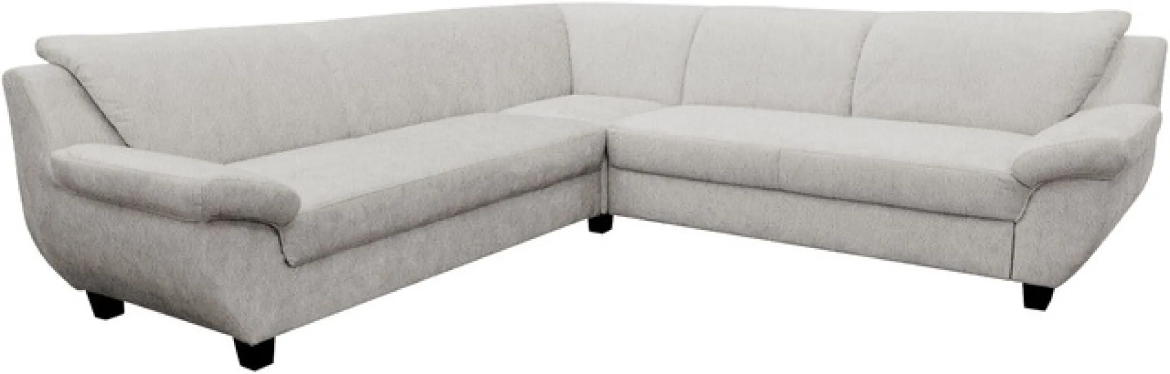 OTTO home Ecksofa »Sillkeborg 251 x 251 cm, formschönes Sofa mit dunklen Füßen« aus haustierfreundlichem Pet Friendly Bezug