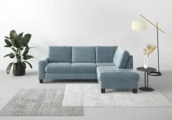 OTTO home Ecksofa »Summer L-Form« mit Ottomane, mit oder ohne Schlaffunktion und Bettkasten, Cord-Bezug