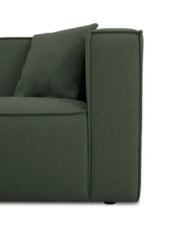 OTTO home Ecksofa »Tammie« Breite 222 cm, Webstoff fein, bodentief, mit Wellenunterfederung