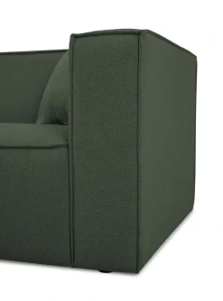 OTTO home Ecksofa »Tammie« Breite 222 cm, Webstoff fein, bodentief, mit Wellenunterfederung