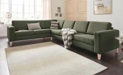 OTTO home Ecksofa »Terra L-Form« mit Wellenunterfederung, langer Schenkel links oder rechts montierbar