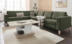 OTTO home Ecksofa »Terra L-Form« mit Wellenunterfederung, langer Schenkel links oder rechts montierbar