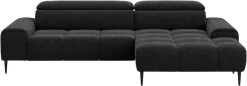 OTTO home Ecksofa »Theo L-Form, B: 290 cm« mit Kopfteilverstellung, optional Sitztiefenverstellung