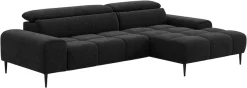 OTTO home Ecksofa »Theo L-Form, B: 290 cm« mit Kopfteilverstellung, optional Sitztiefenverstellung