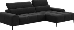 OTTO home Ecksofa »Theo L-Form, B: 290 cm« mit Kopfteilverstellung, optional Sitztiefenverstellung