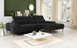 OTTO home Ecksofa »Theo L-Form, B: 290 cm« mit Kopfteilverstellung, optional Sitztiefenverstellung