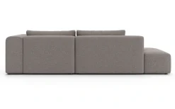 OTTO home Ecksofa »TIARRA Design-Sofa mit Ottomane recht/links bestellbar, Breite 287 cm« L-Form mit hochelastischer Schaum und Wellenunterfederung