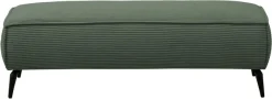 OTTO home Ecksofa »TVINNU Cord, L-Form, 275 cm, mit Hocker« stellbar zum Schlafsofa (Krokodilverbinder)