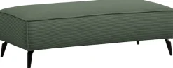 OTTO home Ecksofa »TVINNU Cord, L-Form, 275 cm, mit Hocker« stellbar zum Schlafsofa (Krokodilverbinder)