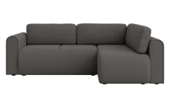 OTTO home Ecksofa »Zacharia wahlweise Schlafsofa mit Bettkasten, B/T/H 250/166/86 cm« L-Form mit Wellenunterfederung, Ottomane rechts oder links bestellbar