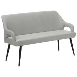 OTTO home Essbank »Darragh« schwarze Metallbeine, pflegeleichter Webstoff Bezug, Breite 140 cm