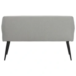 OTTO home Essbank »Darragh« schwarze Metallbeine, pflegeleichter Webstoff Bezug, Breite 140 cm
