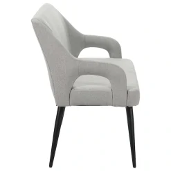 OTTO home Essbank »Darragh« schwarze Metallbeine, pflegeleichter Webstoff Bezug, Breite 140 cm