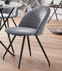 OTTO home Essgruppe »Emmajonas« Set, 5 Stk. tlg. moderner runder Tisch in Marmoroptik