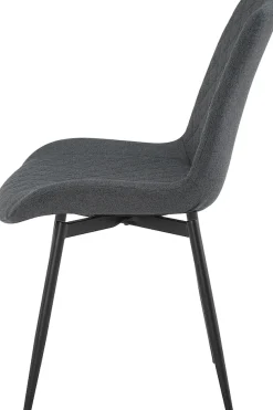 OTTO home Essgruppe »Juniper« Set, 5 tlg. Tisch 140x80cm in Sinterstein-Keramikoptik mit 4 Stühlen, 360° drehbar