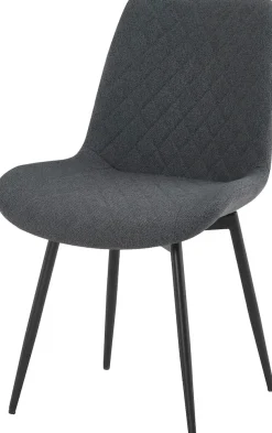 OTTO home Essgruppe »Juniper« Set, 5 tlg. Tisch 140x80cm in Sinterstein-Keramikoptik mit 4 Stühlen, 360° drehbar