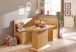 OTTO home Essgruppe »Sara« 2 Stk. tlg. Massivholz-Set, aus massiver Kiefer, mit Paneel-Rücken