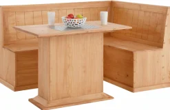 OTTO home Essgruppe »Sara« 2 Stk. tlg. Massivholz-Set, aus massiver Kiefer, mit Paneel-Rücken